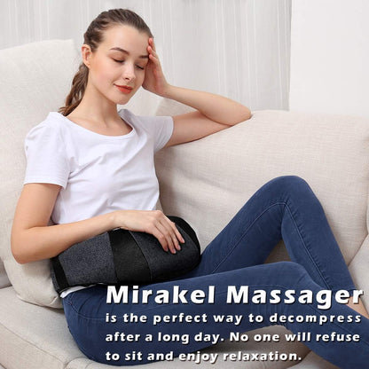 Gifts for Women Men, Neck Massager for Pain Relief Deep Tissue, Electric Shiatsu Shoulder & Back Massager with Heat, Christmas Mom Dad Gifts for Wife Husband Her Him Fathers Day (NOT Cordless)